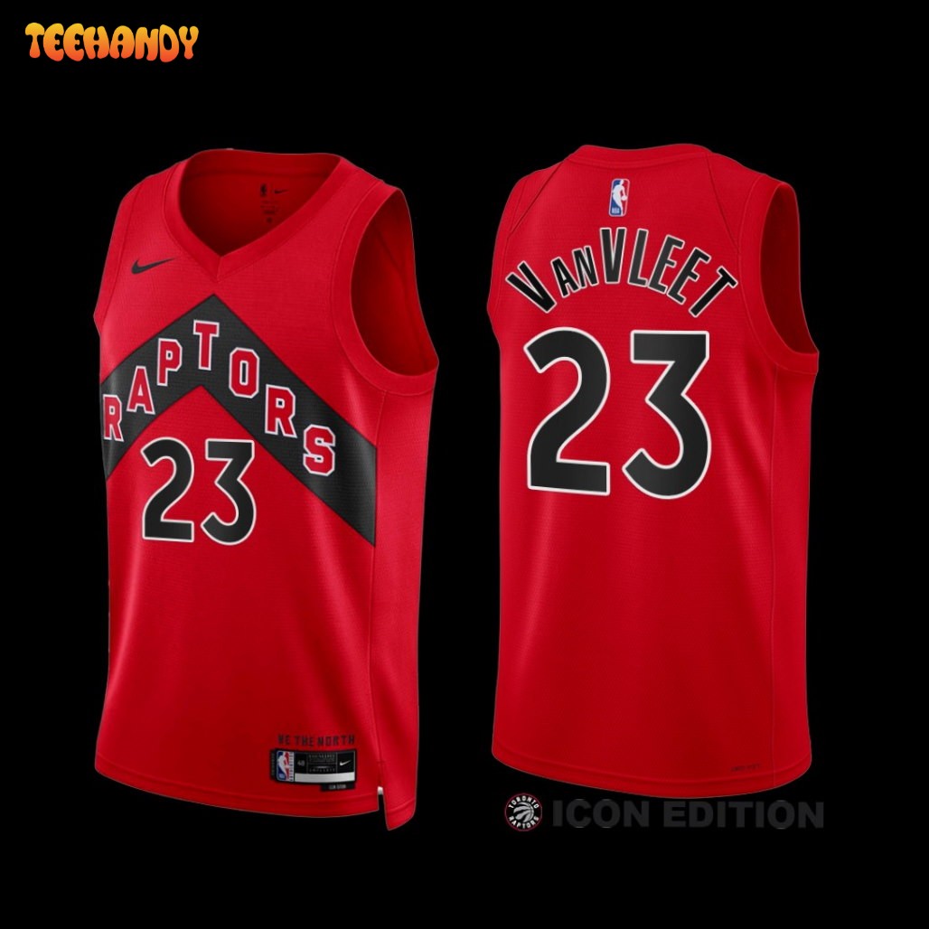 Toronto Raptors Fred VanVleet 2022-23 Red Icon Edition Jersey