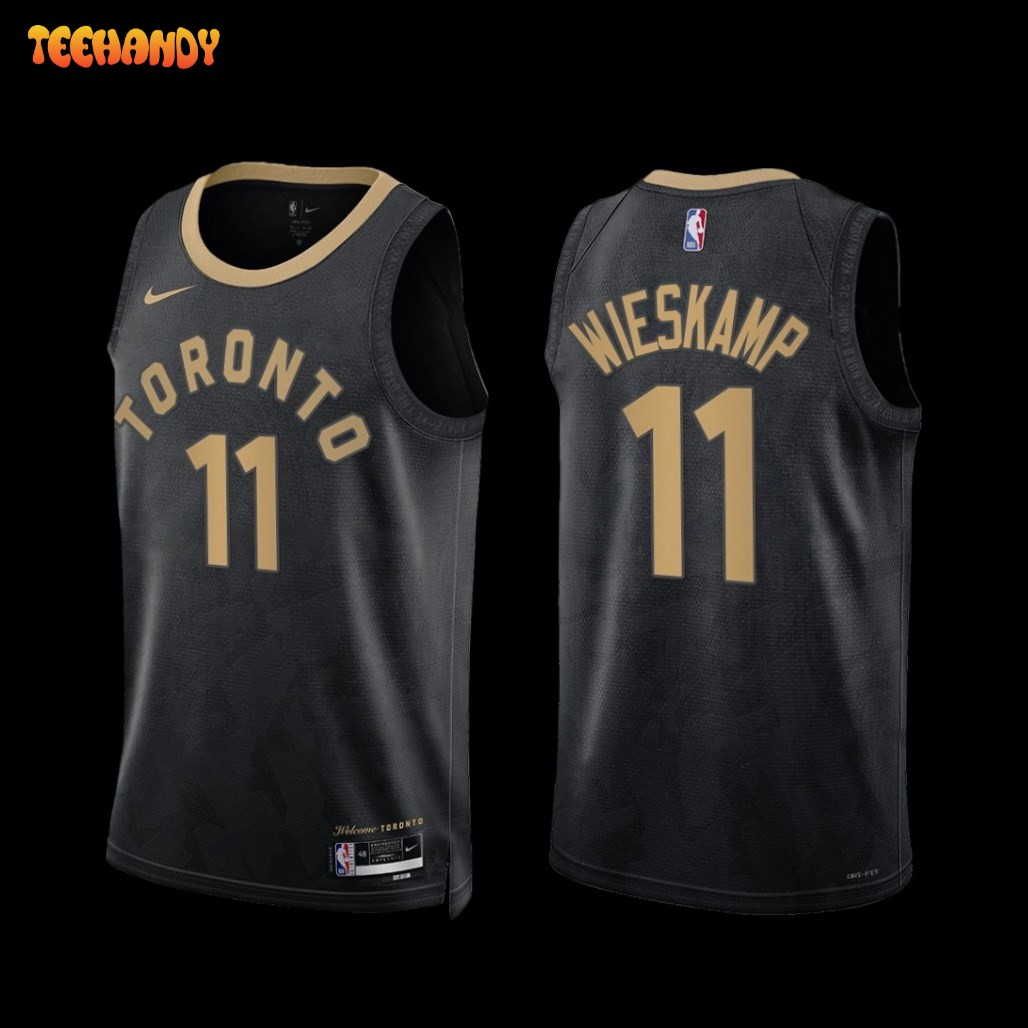 Toronto Raptors Joe Wieskamp 2022-23 City Edition Jersey Black