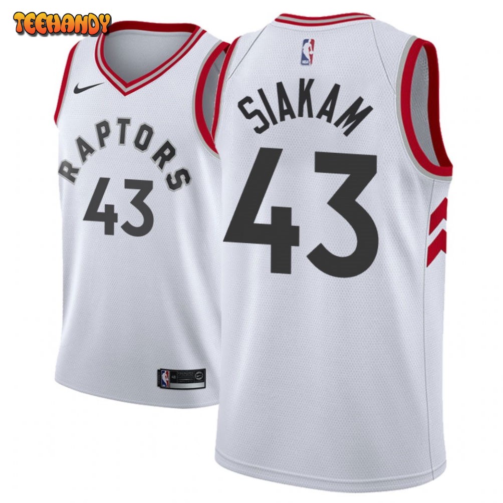 Toronto Raptors Pascal Siakam White Association Jersey