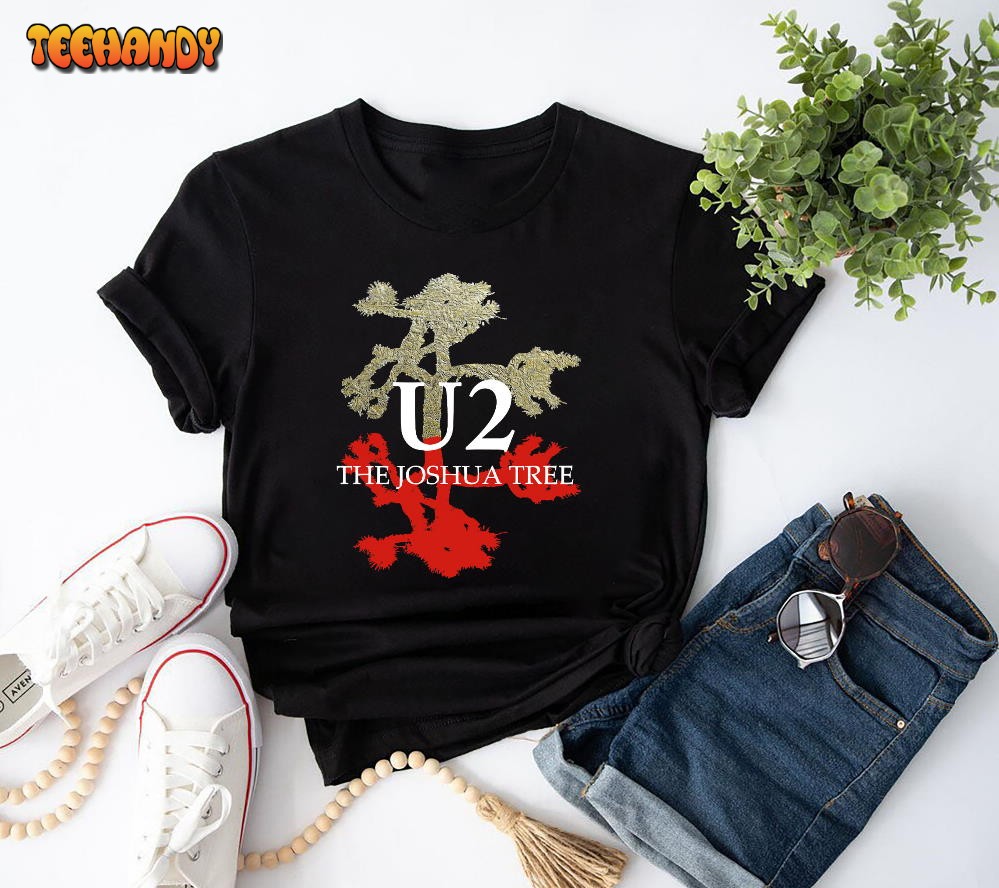 U2 Joshua Tree Graphic Shirt, U2 Band 90s Vintage Shirt