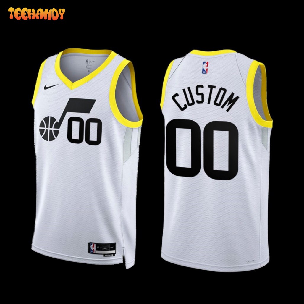 Utah Jazz Custom 2022-23 Association Edition Jersey White