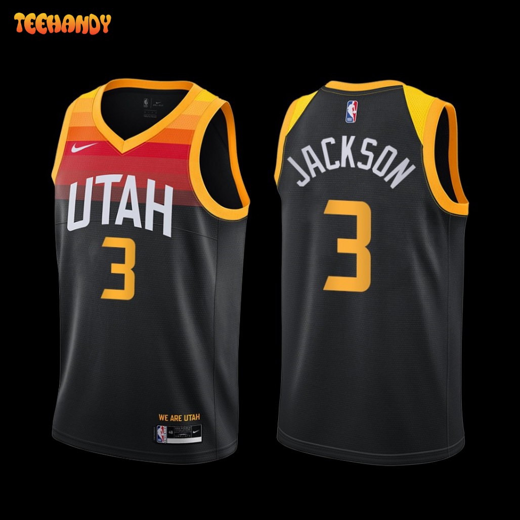 Utah Jazz Frank Jackson 2022-23 City Edition Jersey Black Swingman