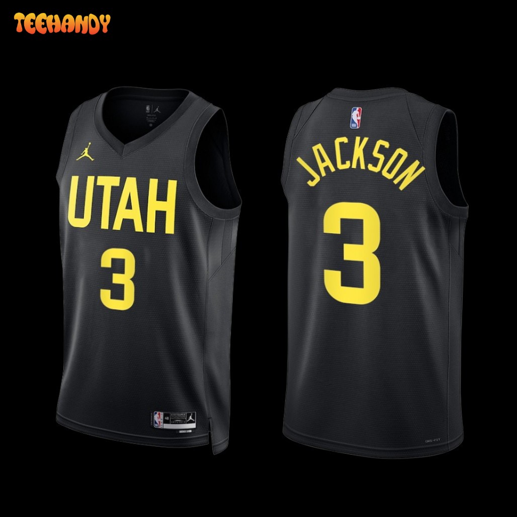 Utah Jazz Frank Jackson 2022-23 Statement Edition Jersey Black