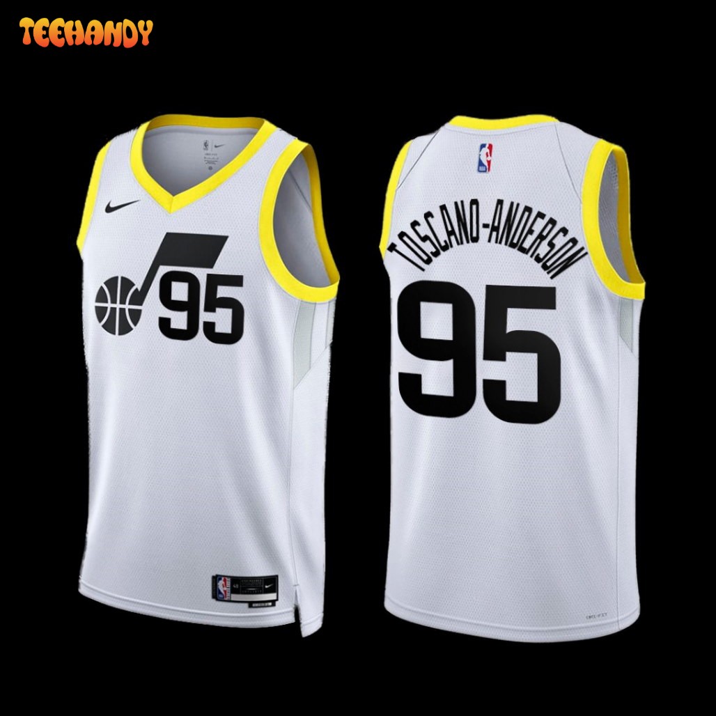 Utah Jazz Juan Toscano-Anderson 2022-23 Association Edition Jersey White