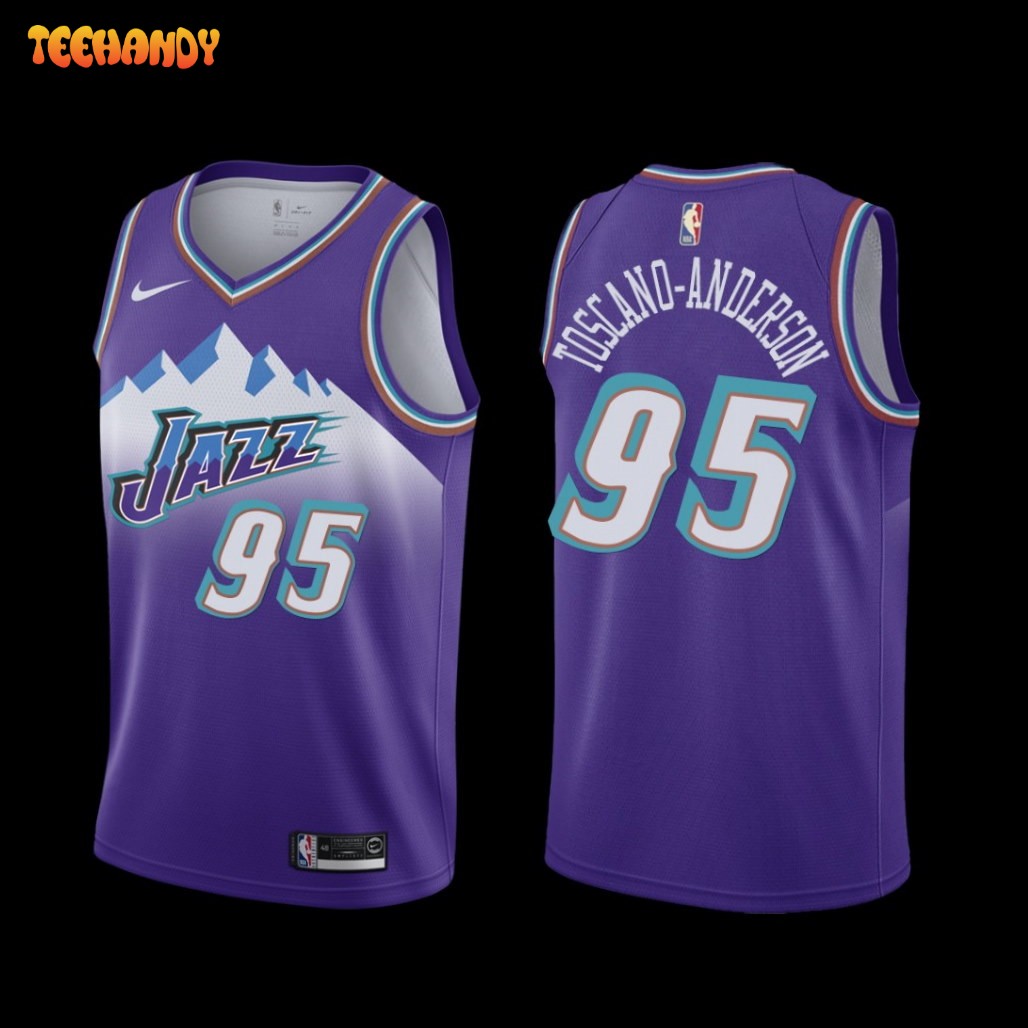 Utah Jazz Juan Toscano-Anderson 2022-23 Classic Edition Jersey Purple