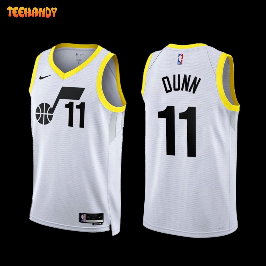 Utah Jazz Kris Dunn 2022-23 Association Edition Jersey White