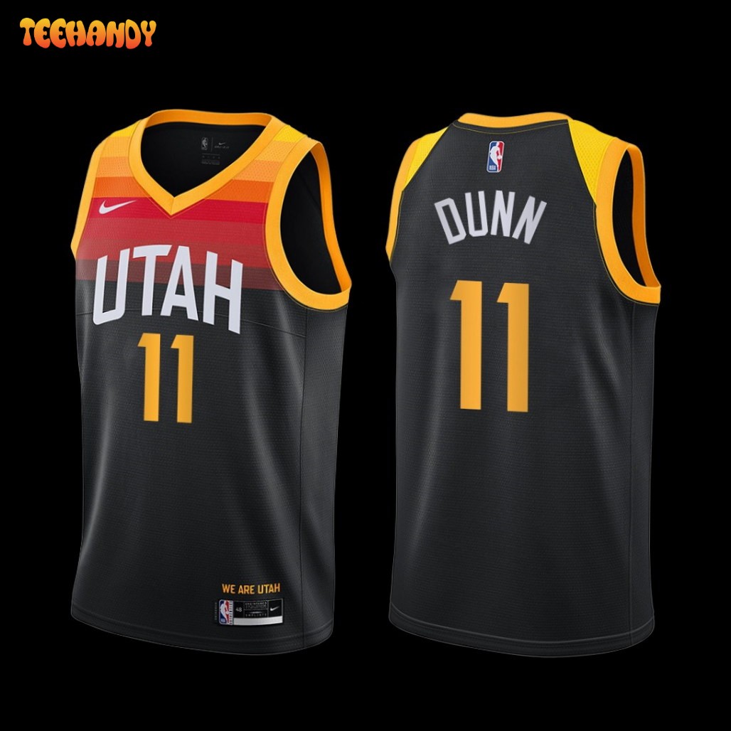 Utah Jazz Kris Dunn 2022-23 City Edition Jersey Black