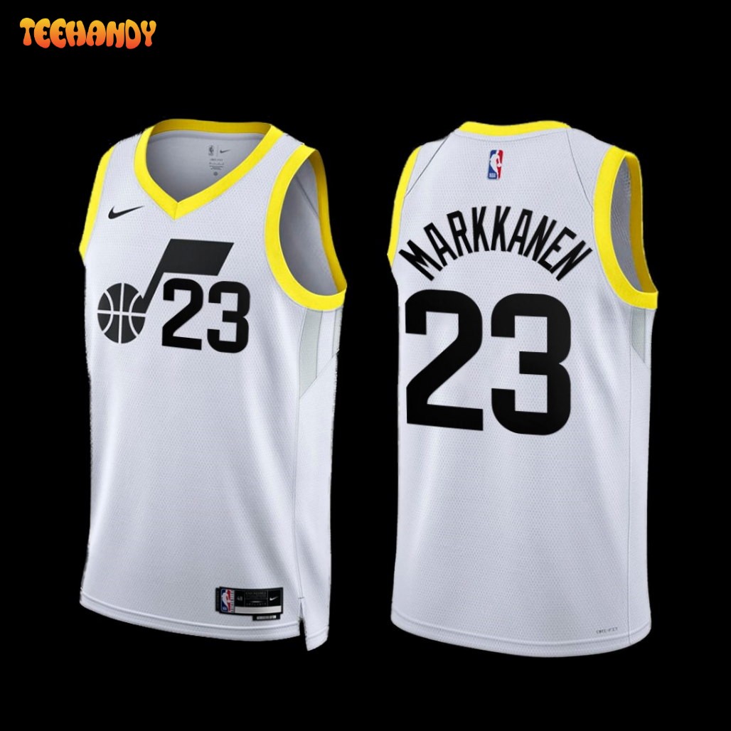 Utah Jazz Lauri Markkanen 2022-23 Association Edition Jersey White