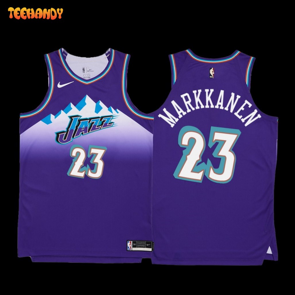 Utah Jazz Lauri Markkanen 2022-23 Classic Edition Jersey Purple