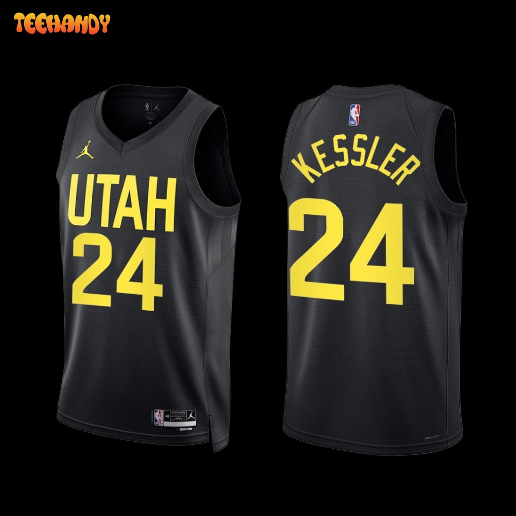 Utah Jazz Walker Kessler 2022-23 Statement Edition Jersey Black