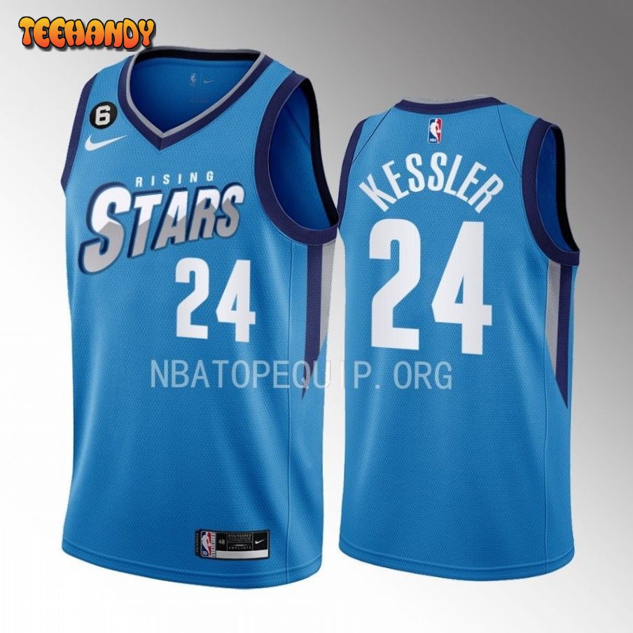 Utah Jazz Walker Kessler 2023 NBA Rising Stars Blue Jersey