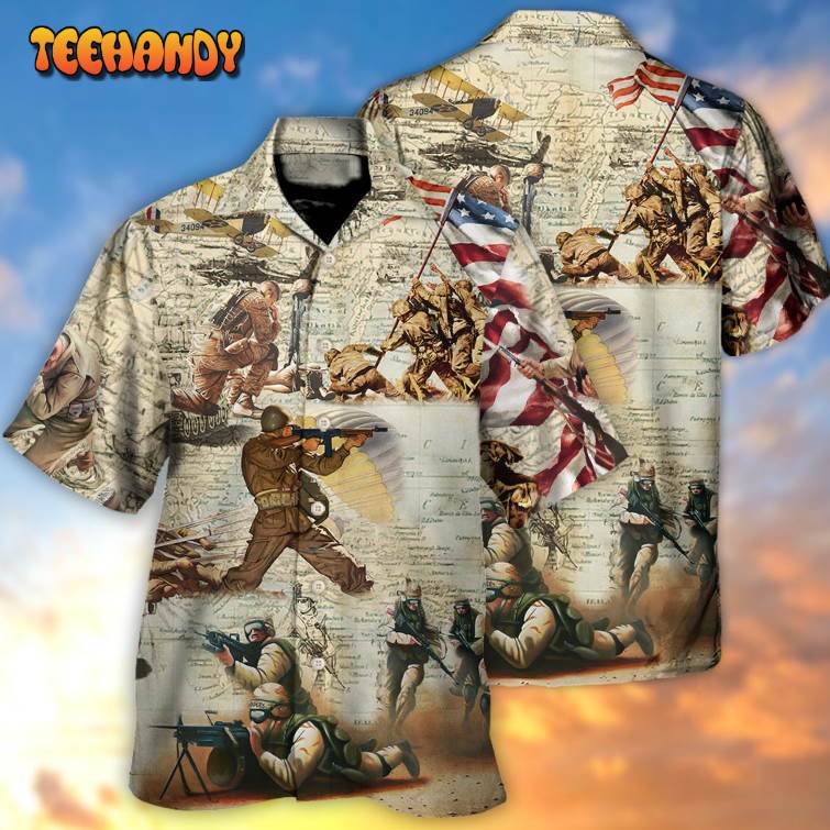 Veteran Memory Soldier’s Prayer Hawaiian Shirt