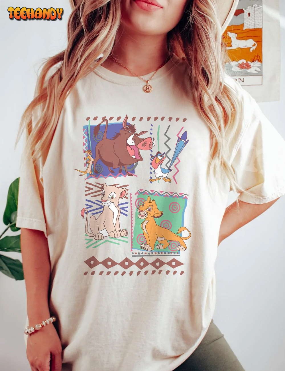 Vintage 90s Disney Lion King Simba And Timon Shirt, Hakuna Matata Retro Shirt