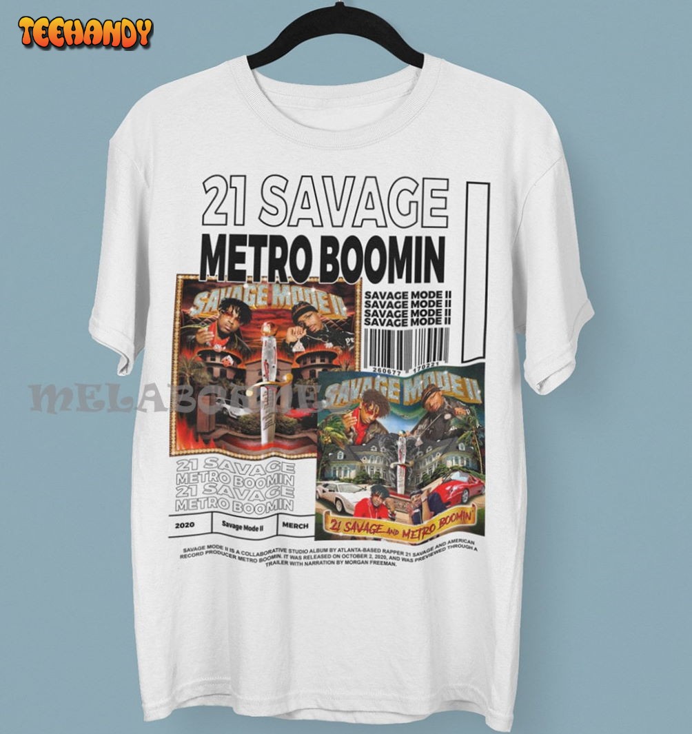 Vintage Bootleg Inspired Tee Graphic 21 Savage – Savage move II Shirt