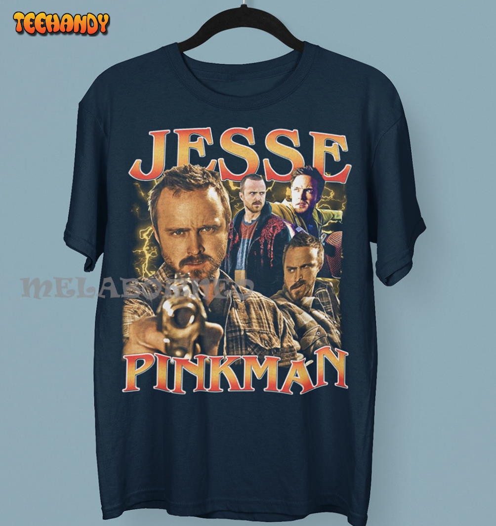 Vintage Bootleg Inspired Tee Graphic Jesse Pinkman Breaking Bed Shirt