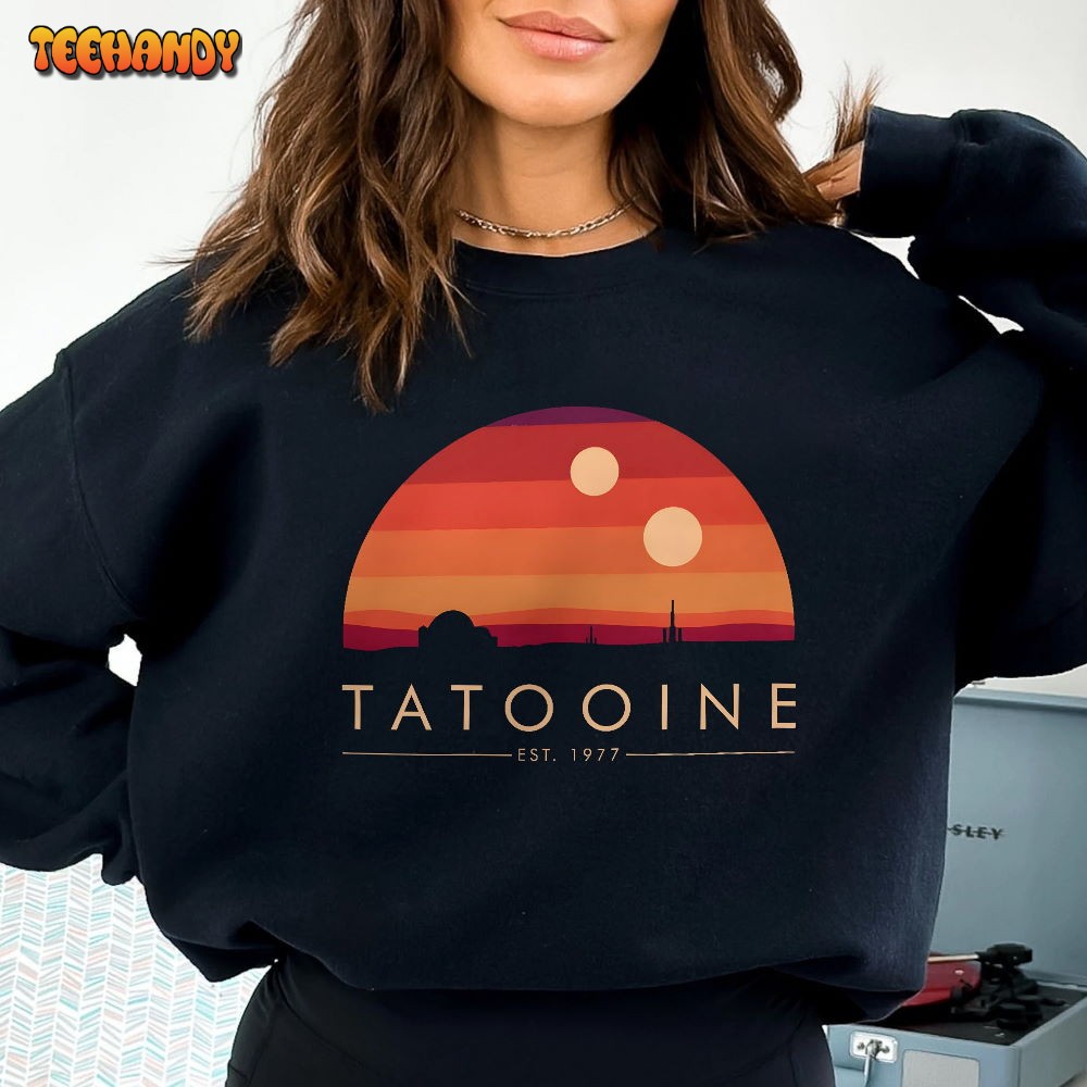 Vintage Disney Star Wars 1977 Tatooine Sunset Shirt