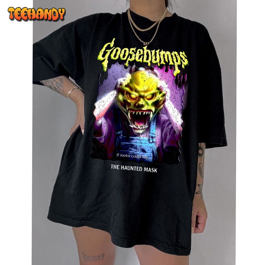 Vintage Goosebumps Haunted Mask T-Shirt, Vintage Goosebumps Shirt