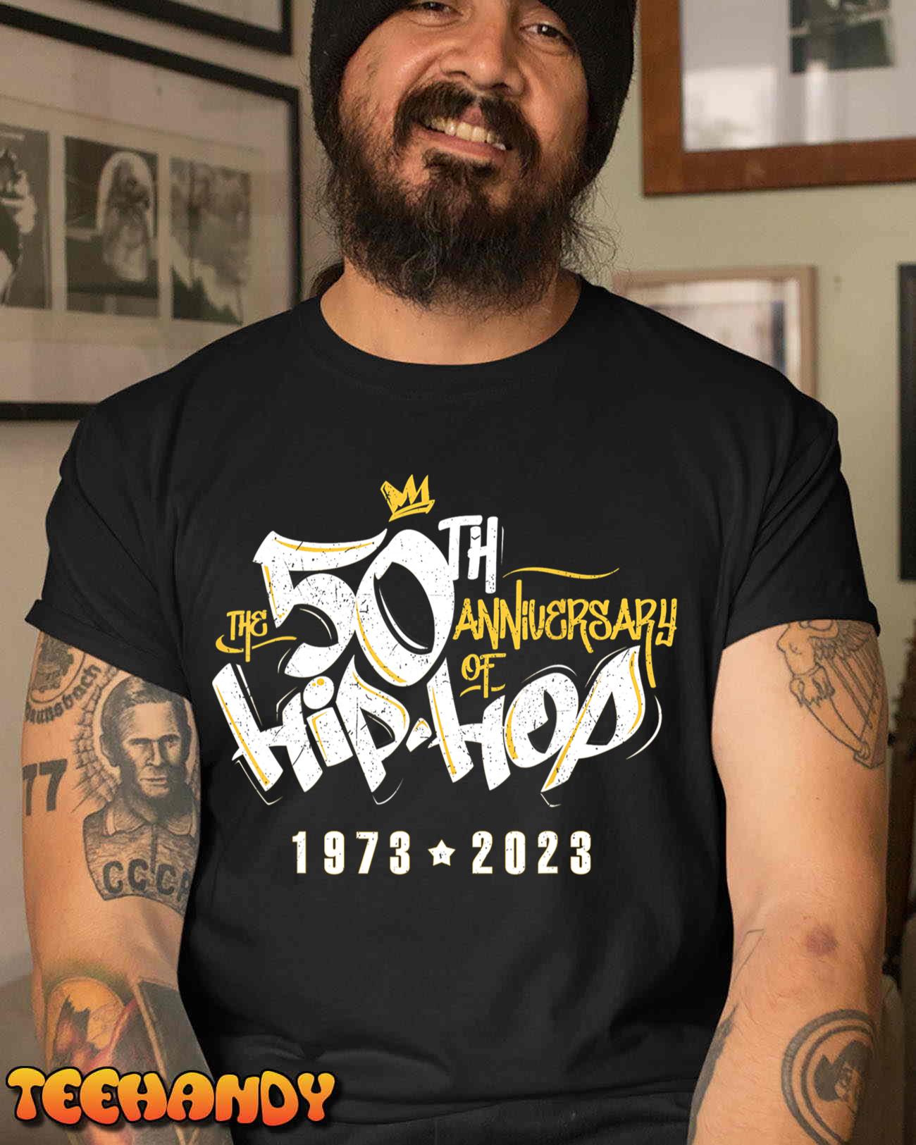 Vintage Hip Hop Music 50th Anniversary Musician Birthday T-Shirt