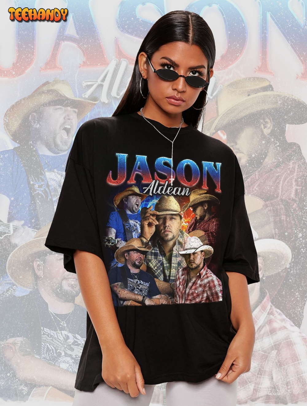 Vintage Jason Aldean Shirt 90's Shirt, Country Music Shirt