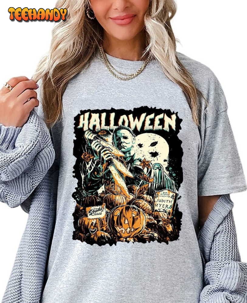 Vintage Micheal Myers Halloween Safety, Horror Movie T Shirt