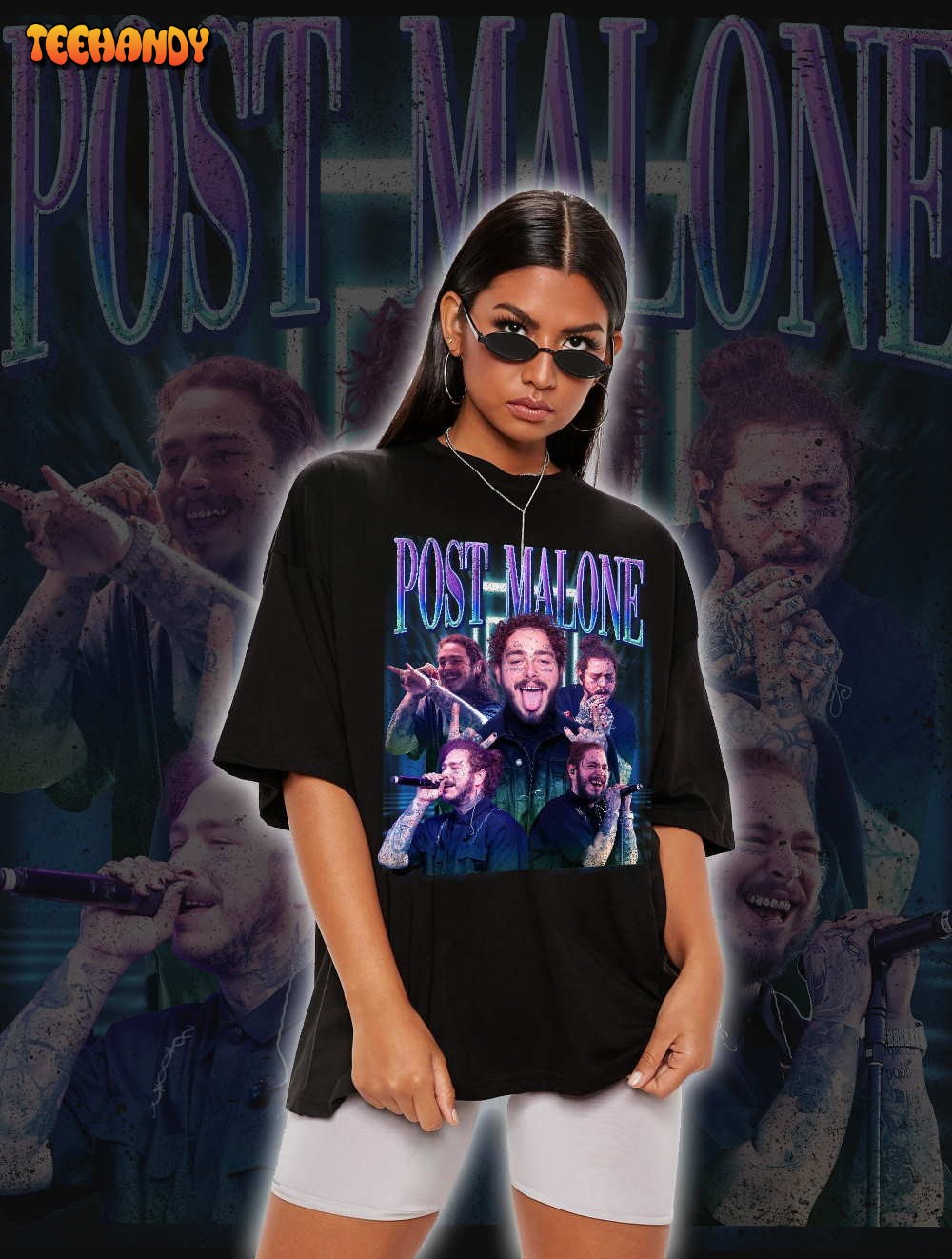 Vintage Post Malone Album Music Unisex Shirt