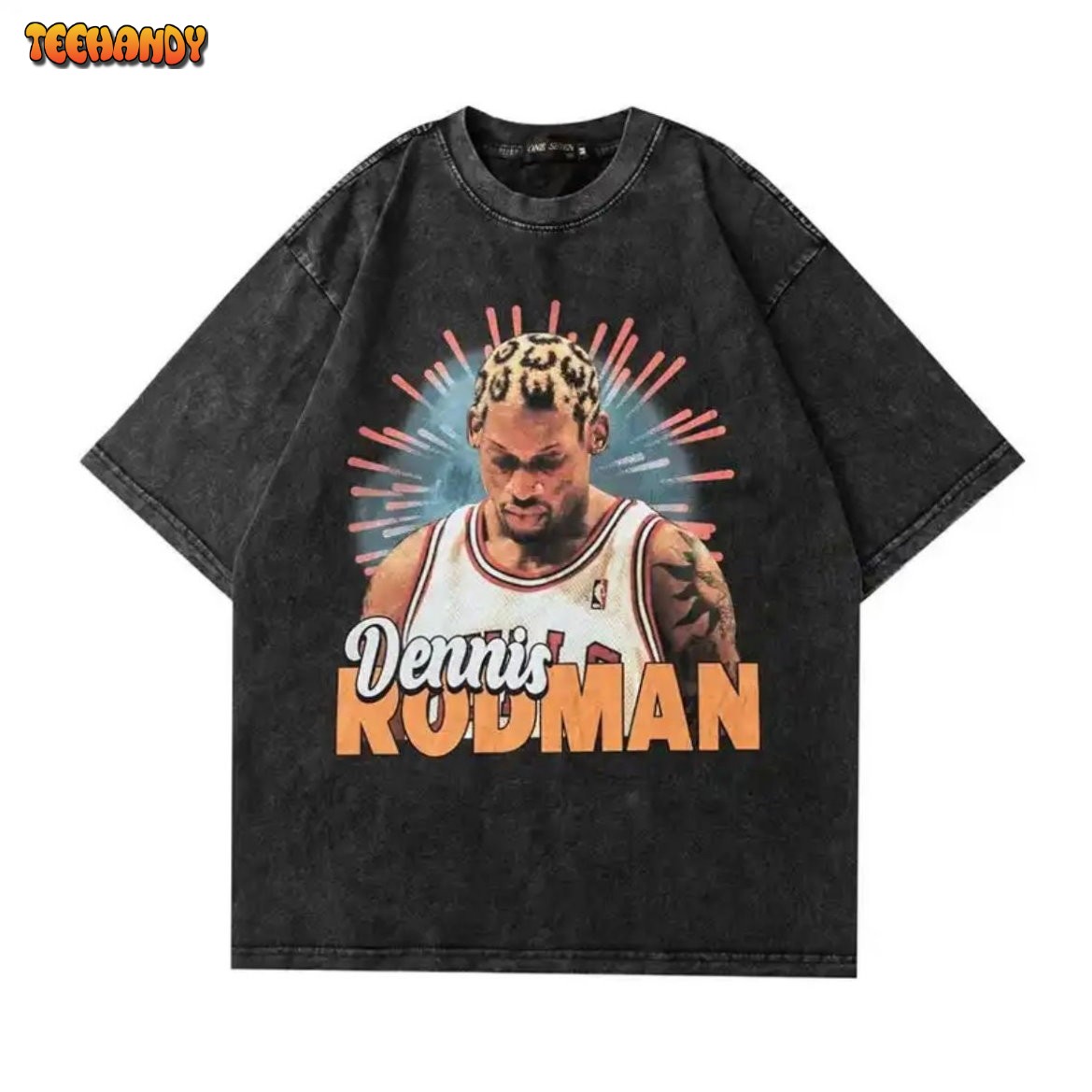 Vintage Streetwear T-Shirt Dennis Rodman! Retro Hip Hop T-Shirt