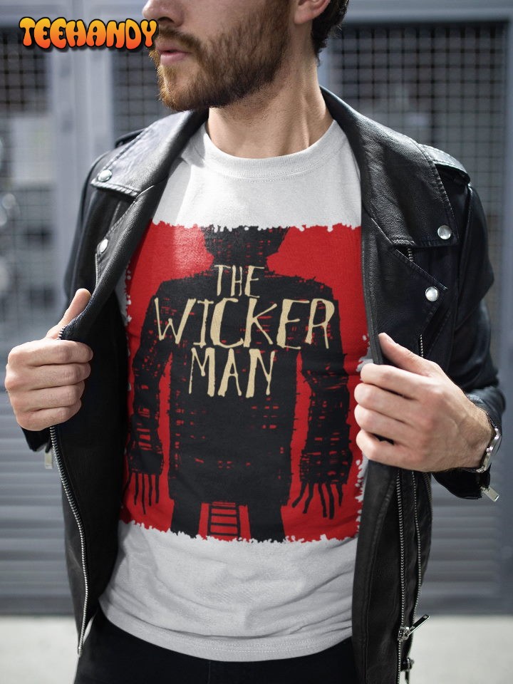 Vintage Wicker Man T-Shirt, Retro Horror Movie Graphic Unisex T Shirt