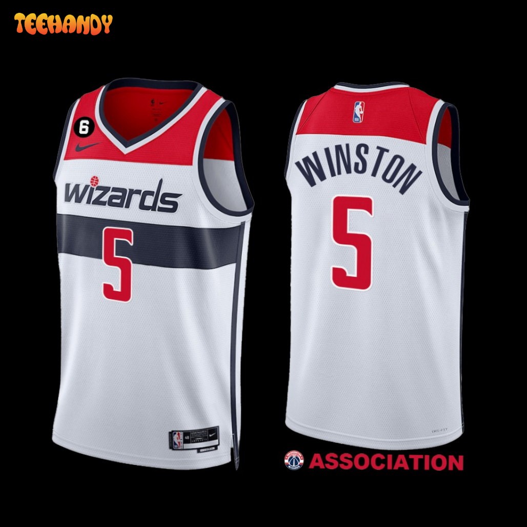 Washington Wizards Cassius Winston 2022-23 Association Edition Jersey White