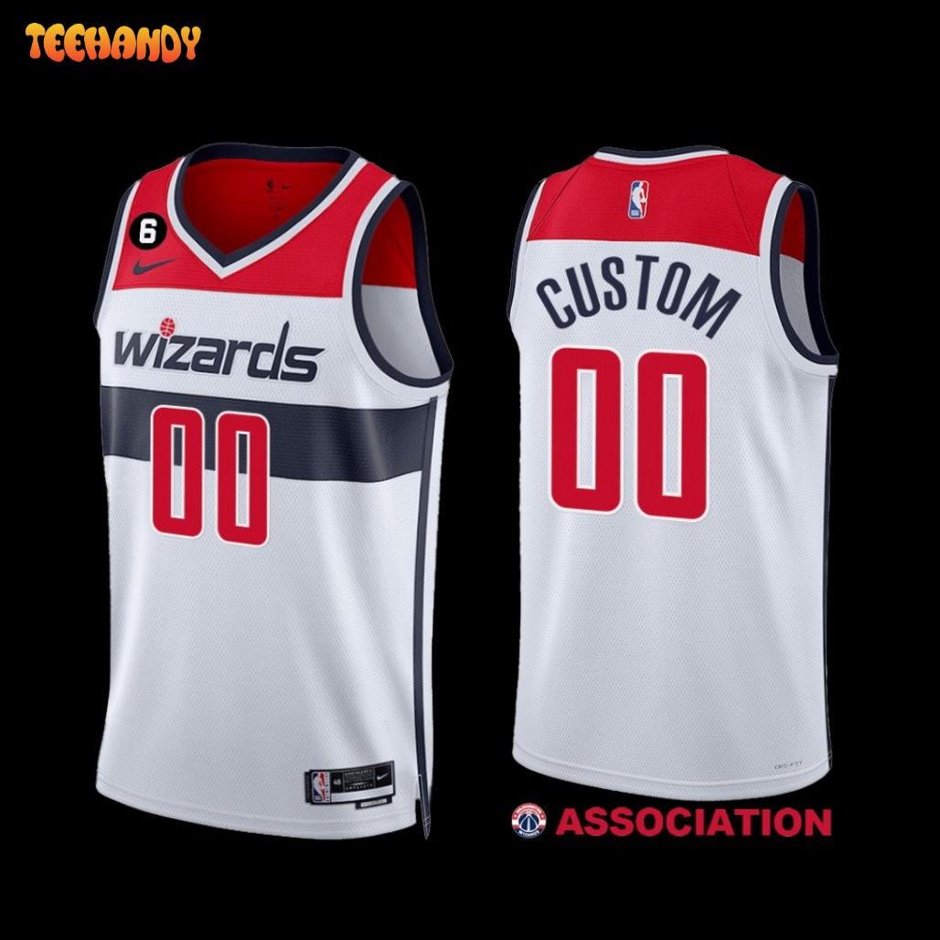 Washington Wizards Custom 2022-23 Association Edition Jersey White