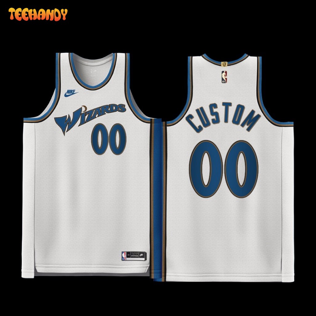 Washington Wizards Custom 2022-23 Classic Edition Jersey White