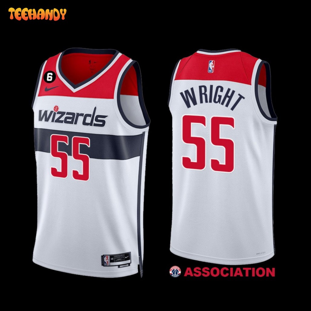 Washington Wizards Delon Wright 2022-23 Association Edition Jersey White