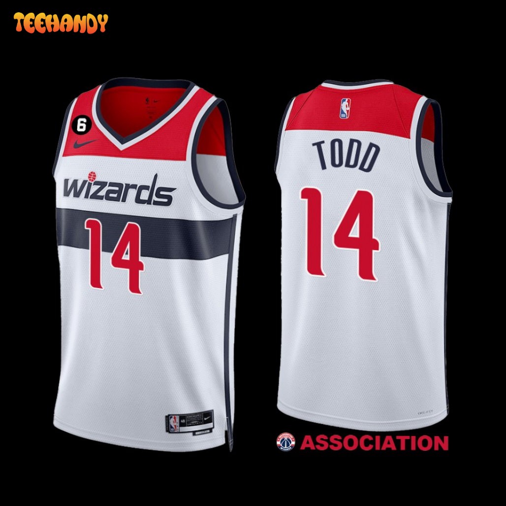 Washington Wizards 14 Isaiah Todd 2022-23 Cherry Blossom City Pink