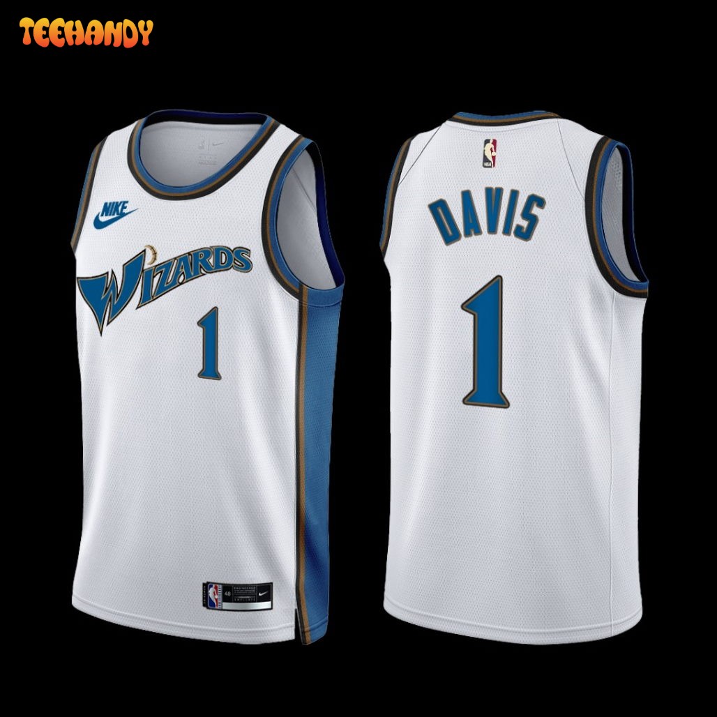 Washington Wizards Johnny Davis White Jersey