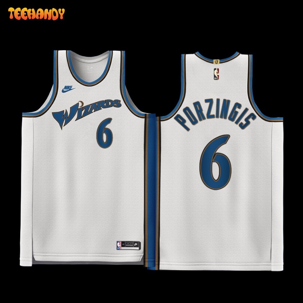 Washington Wizards Kristaps Porzingis 2022-23 Classic Edition Jersey White