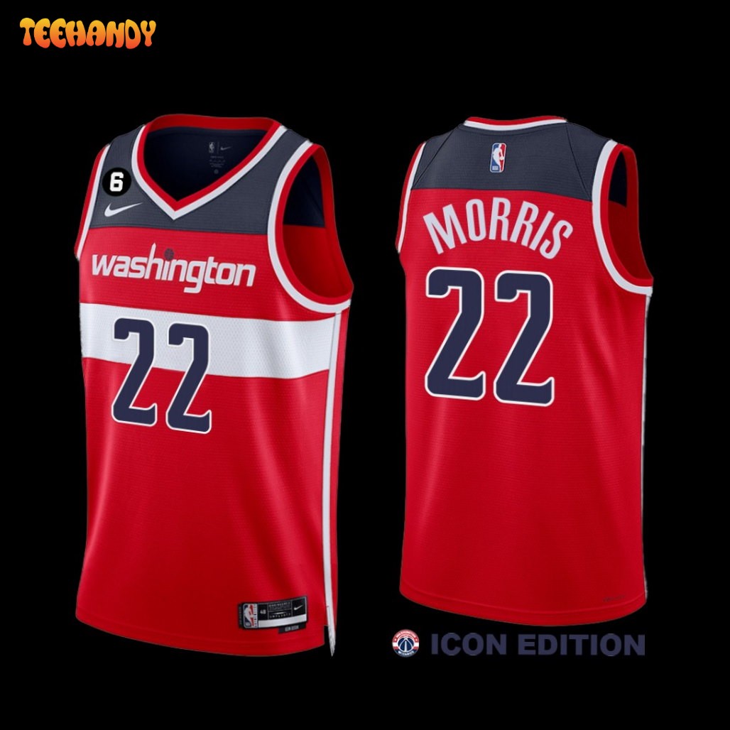 Washington Wizards Monte Morris 2022-23 Icon Edition Jersey Red