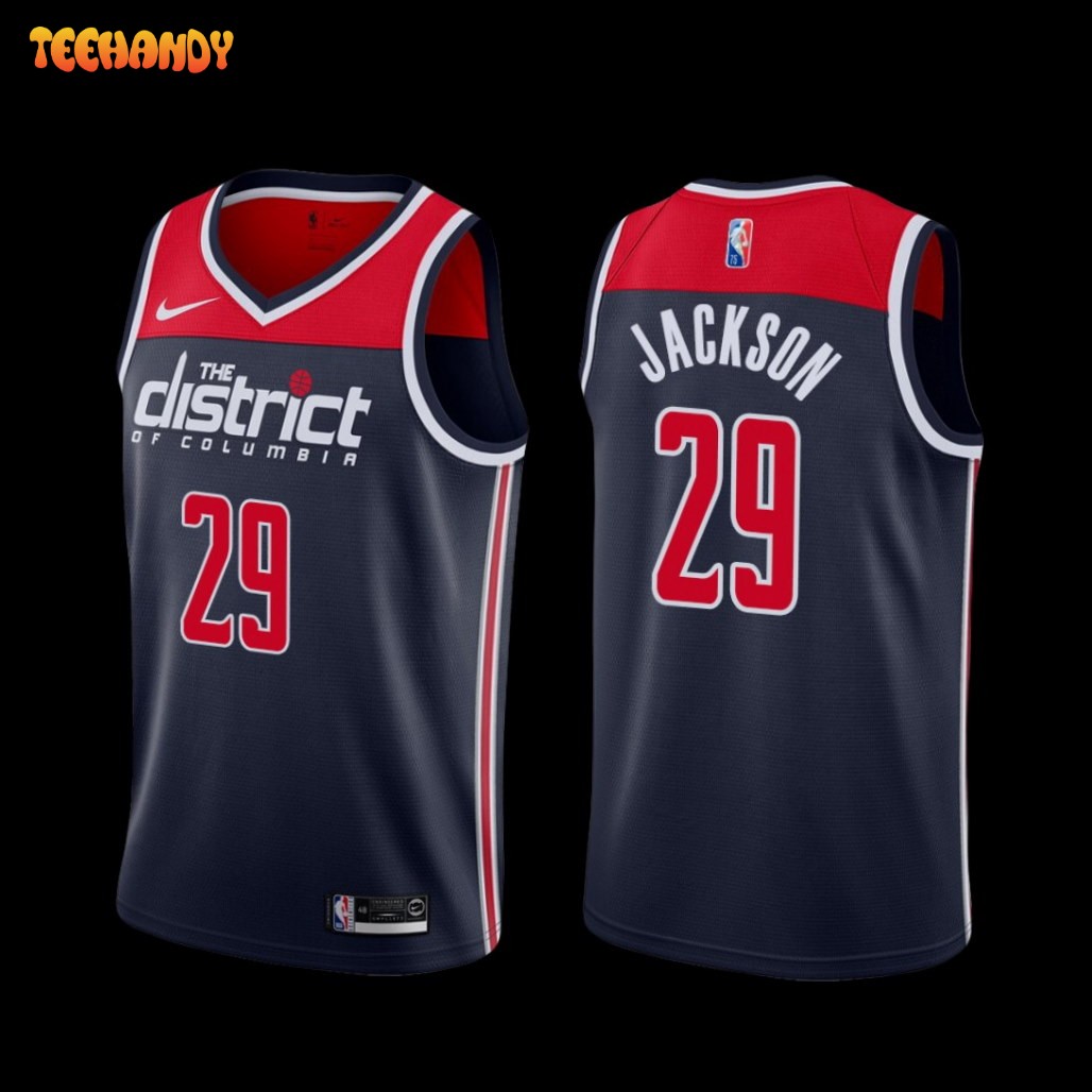 Washington Wizards Quenton Jackson 2022-23 Icon Edition Jersey Red