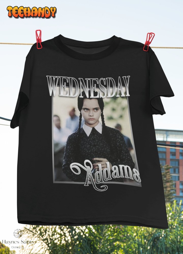 Wednesday Addams Vintage T-Shirt, Addams Family Shirt, Morticia Poster Shirt