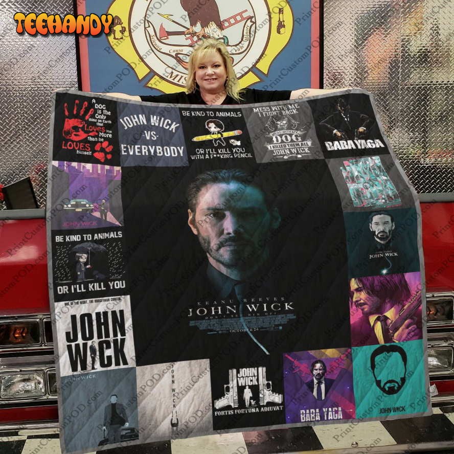 Wick For Fans Version 3D Quilt Blanket