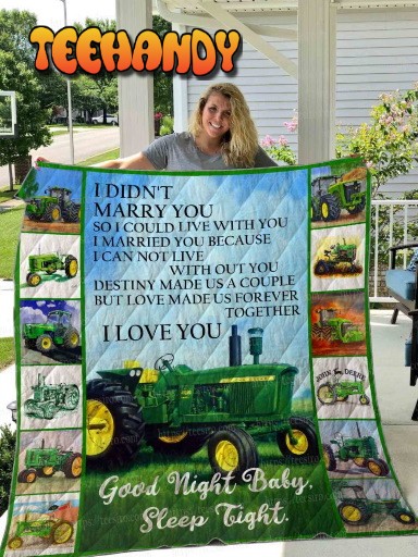 Wife Tractor 3D Quilt Blanket