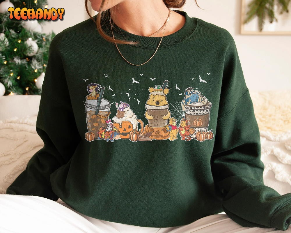 Winnie The Pooh Halloween Sweatshirt, Winnie The Pooh Halloween Sweatshirt