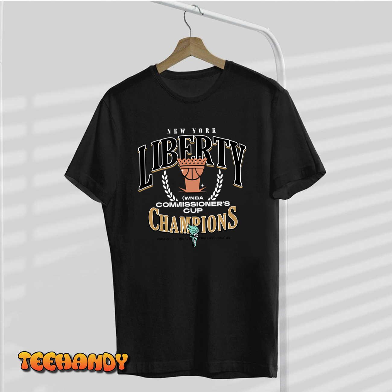 WNBA New York Liberty Commissioner’s Cup 2023 Crown Affair T-Shirt