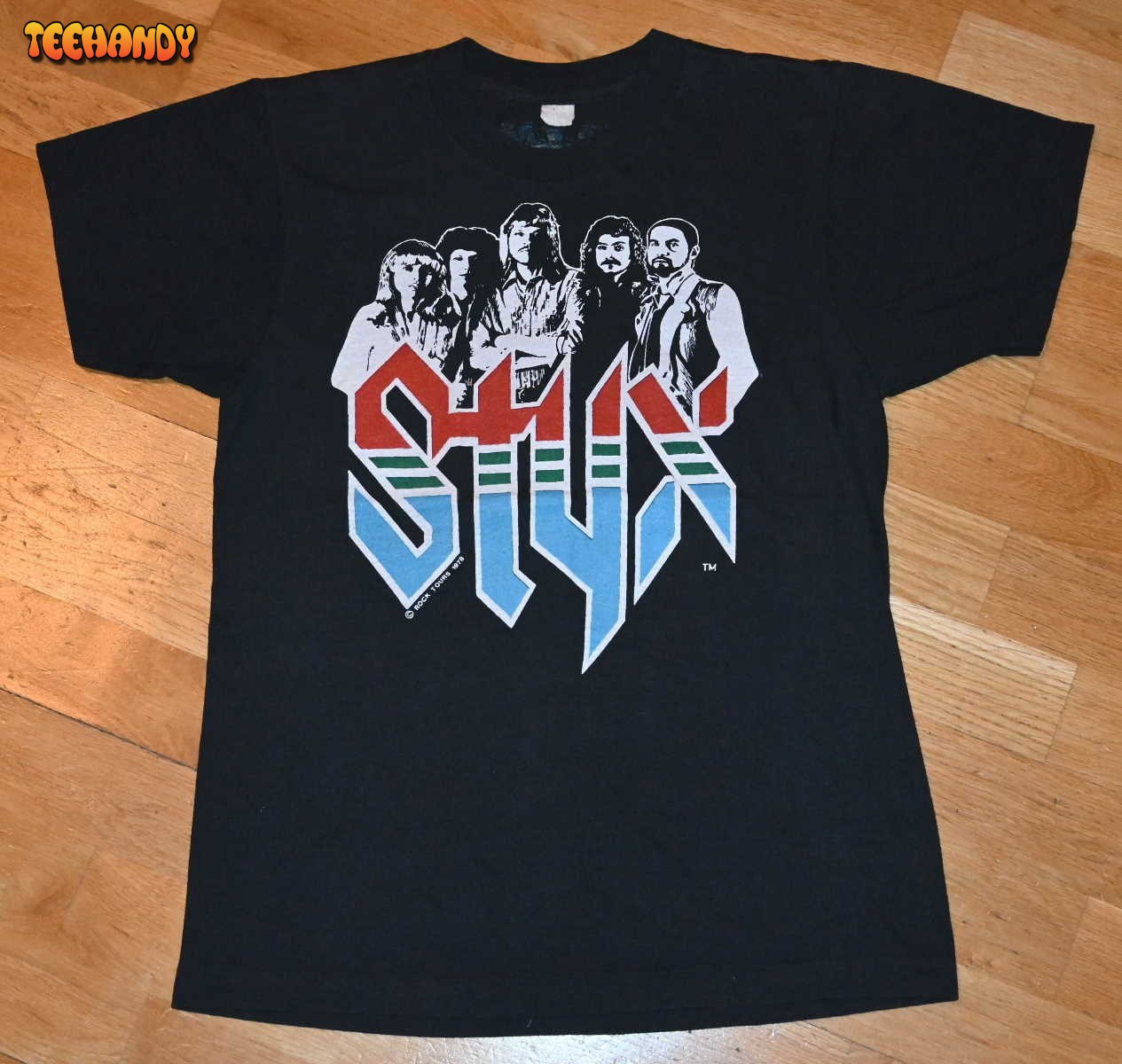 1970’s STYX vintage rare original 1978-1979 Tour rock concert T Shirt