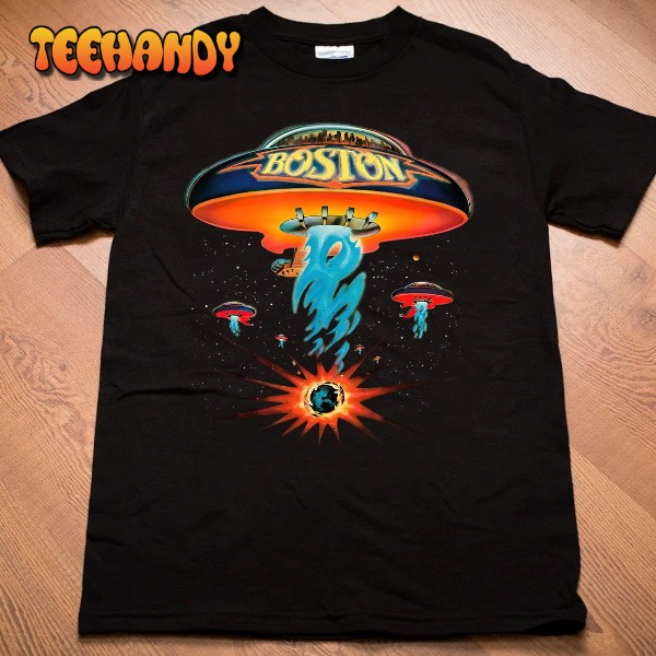 1976 Boston Canadian Tour T-Shirt, Boston Band Tour ’76 T-Shirt