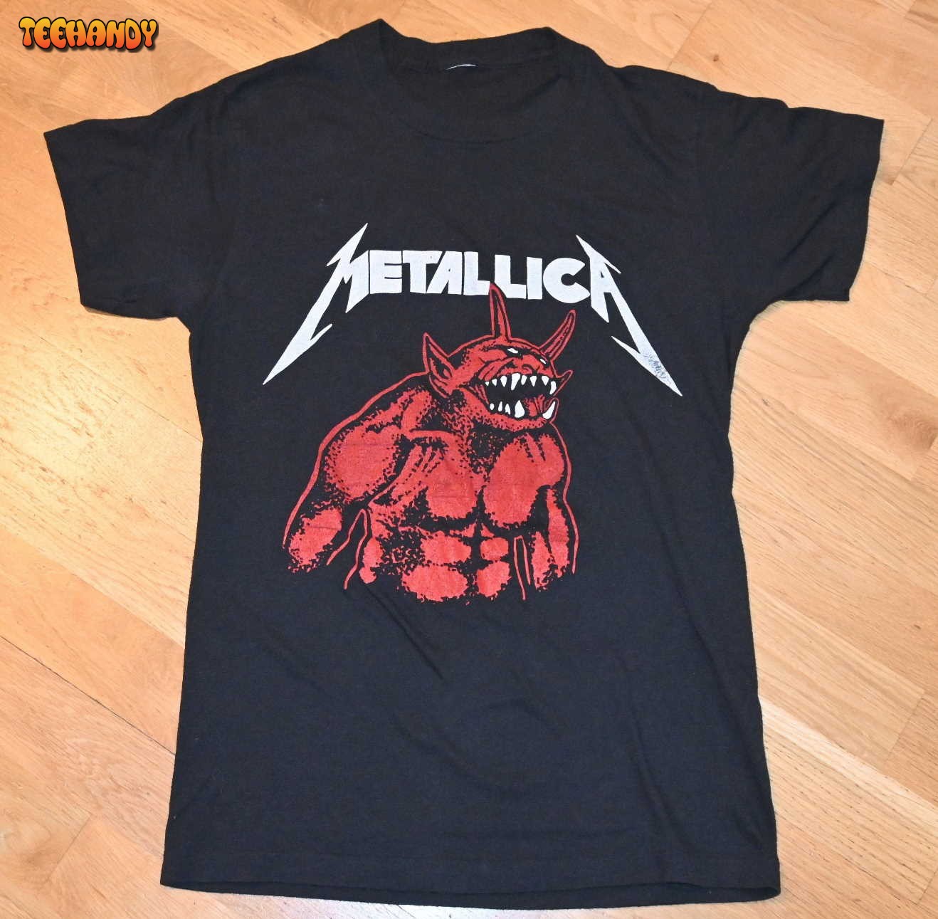 1980’s METALLICA vintage concert tour Jump in the Fire 84-85 T Shirt