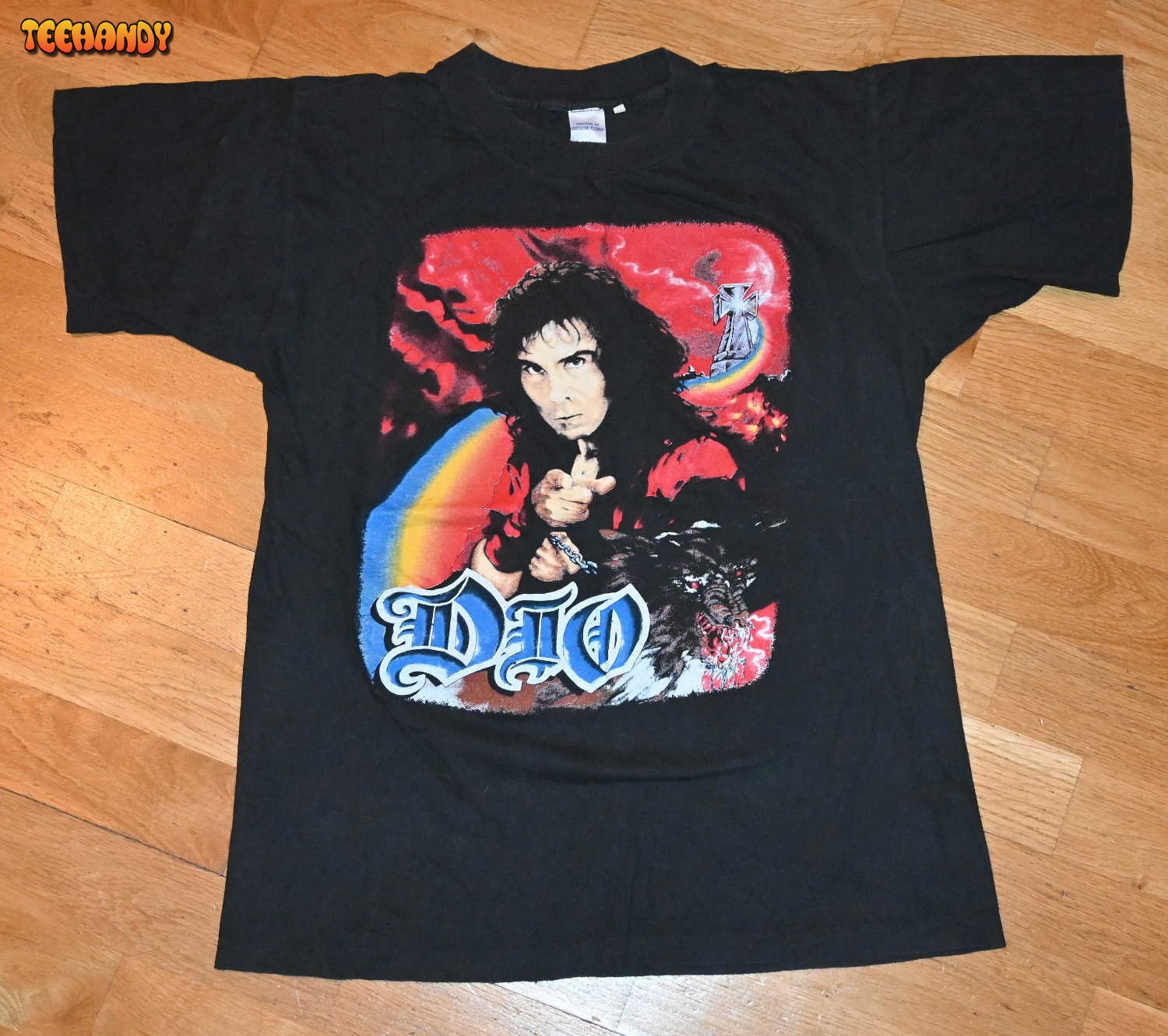 1980’s RONNIE JAMES DIO vintage rare 1990 Tour T Shirt