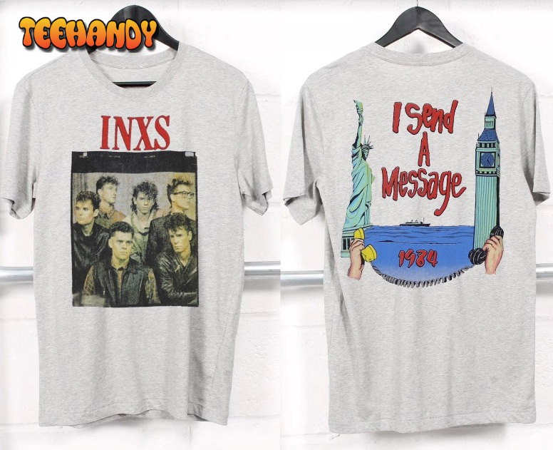 1984 INXS I Send A Message Tour T-Shirt, INXS Message Tour ’84 T-Shirt