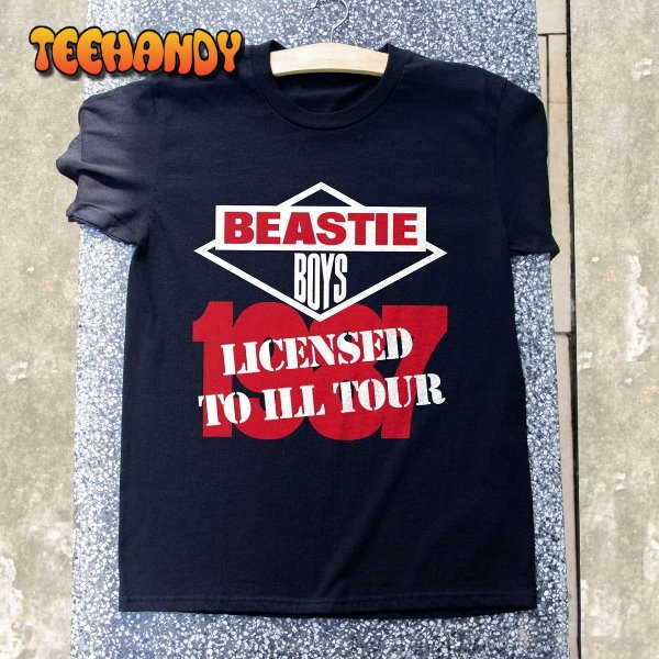 1987 Beastie Boys Licensed To Ill Tour T-Shirt, Beastie Boys Tour 1987 Shirt