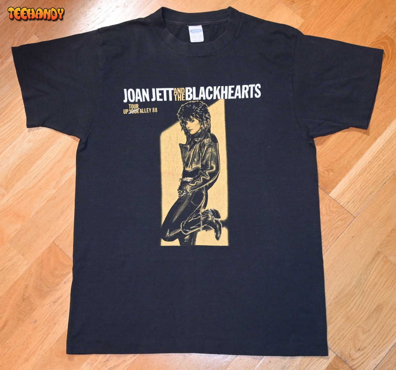 1988 JOAN JETT vintage 1980’s Concert Tour original rock band T Shirt