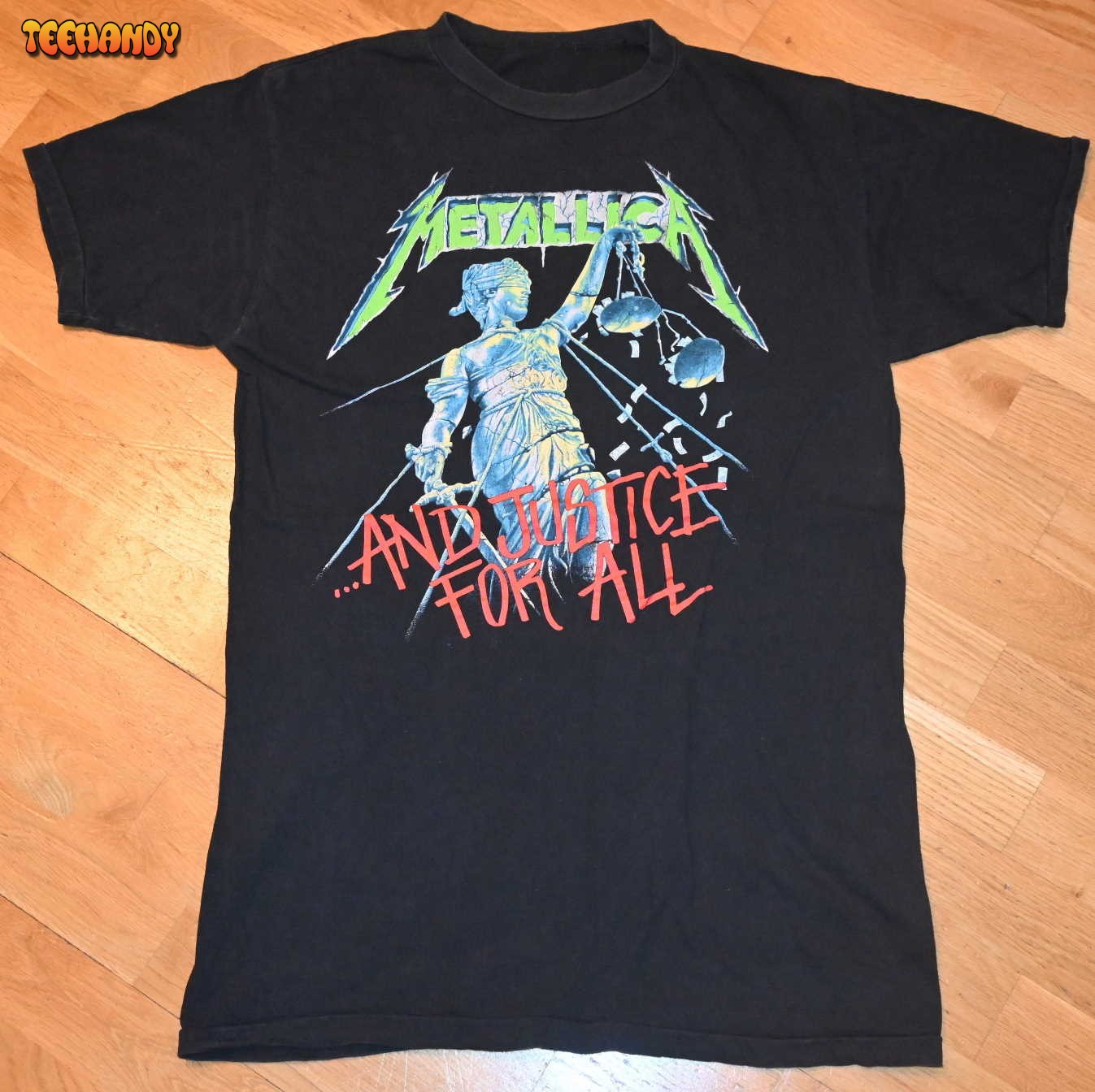1988 METALLICA vintage rare ’88 Europe Tour original rock concert 1980’s T Shirt
