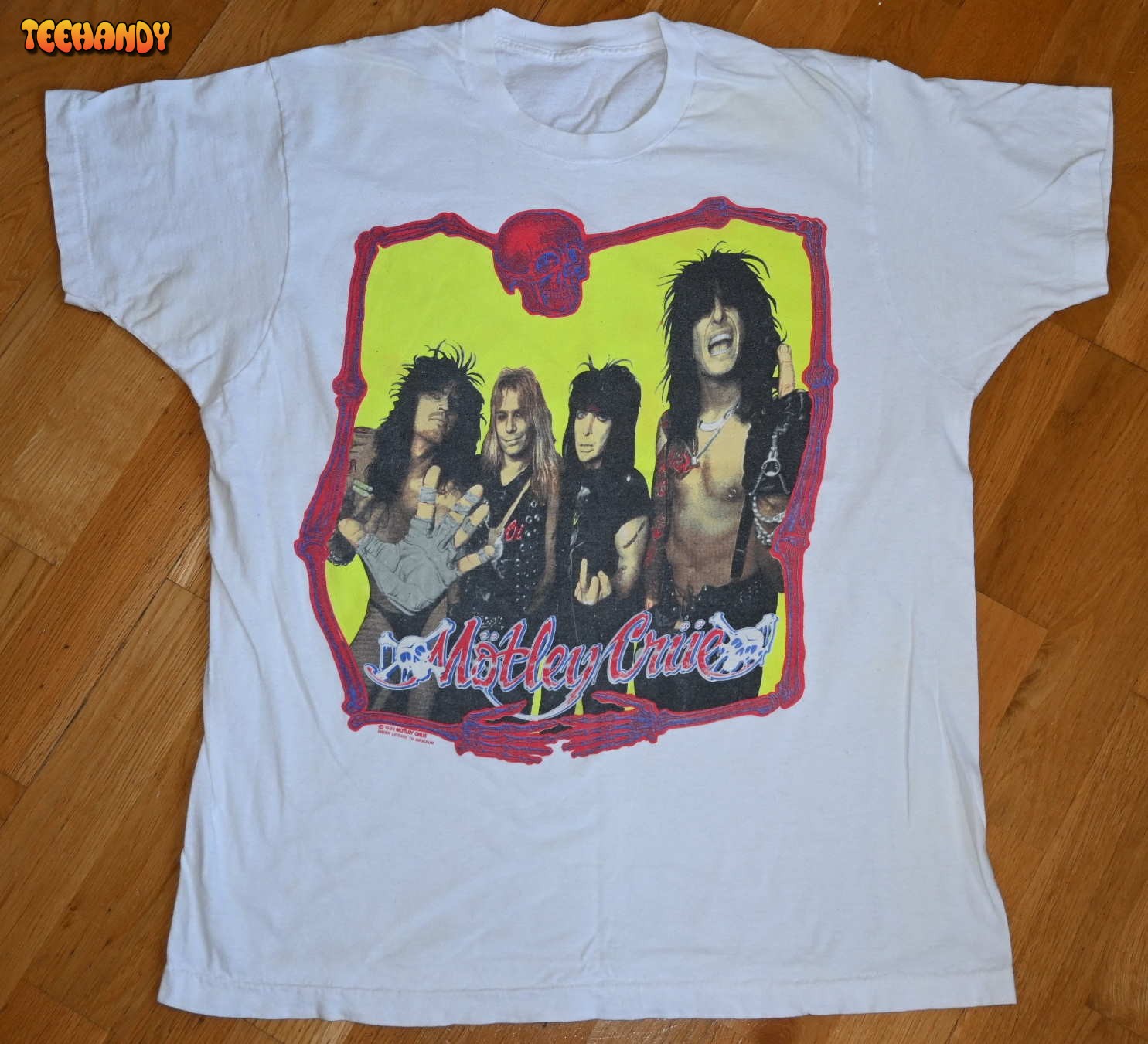 1989 MOTLEY CRUE vintage rare 1980’s Tour T Shirt